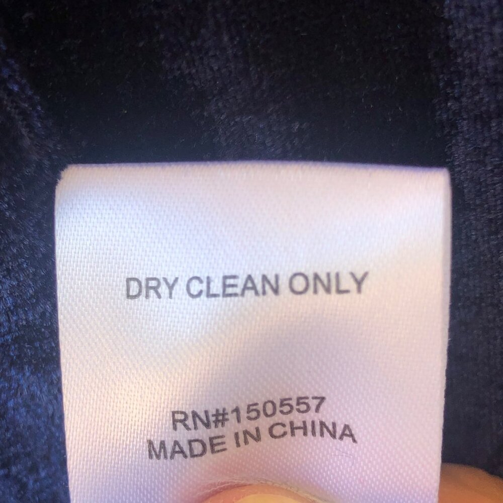 BD Collection Size M/L Velvet Embroidered Open Front Bell Sleeve Cardigan - Picture 9 of 15